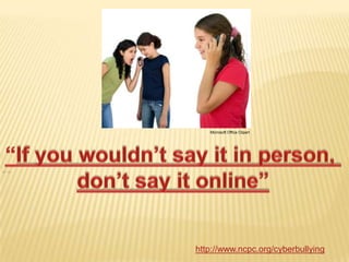 Microsoft Office Clipart




http://www.ncpc.org/cyberbullying
 