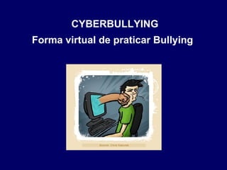   CYBERBULLYING Forma virtual de praticar Bullying   