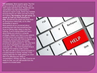 Report/block Tell Cyberbullying | PPTX