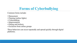 Cyberbullying and Its Impact on Mental Health: Awareness and Prevention ...