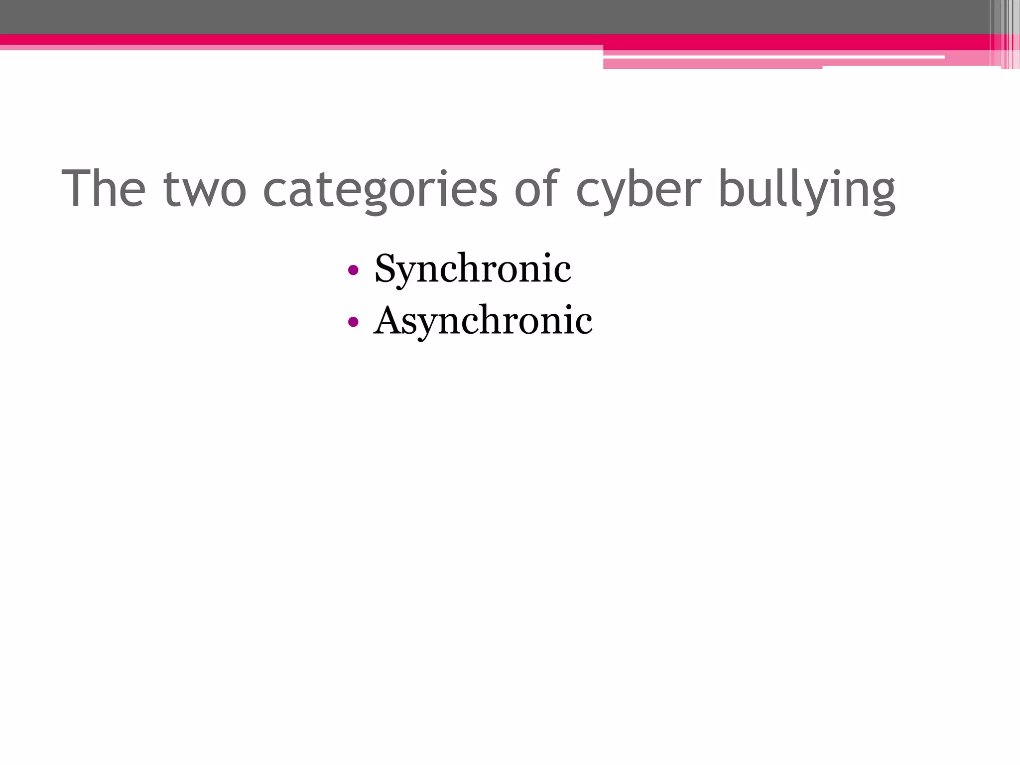 Cyber bullying powerpoint | PPTX