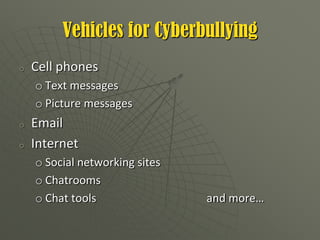 It is not uncommon for cyberbullying to be prevalent in students ages 8-15 and beyond.