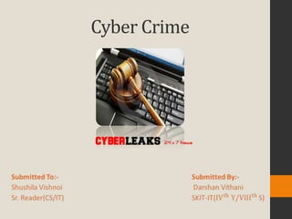 Cyber Crime

 
