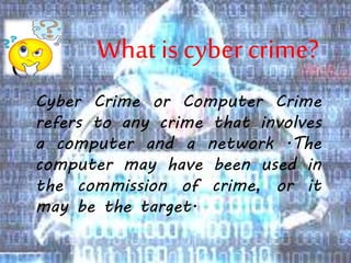 Cyber crime and Security | PPTX