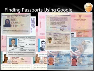 Finding Passports Using Google
 