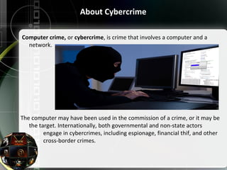 Cyber crime | PPT