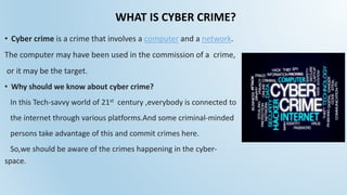 Networking Crime CYBER CRIME.pptx