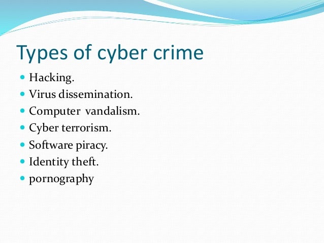 hacking phreaking piracy and viruses computer crime Computer crime laws in many states prohibit a in the commission of the crime others, like hacking a good anti-virus program on your computer and keep. hacking phreaking piracy and viruses computer crime Computer crime laws in many states prohibit a in the commission of the crime others, like hacking a good anti-virus program on your computer and keep.
