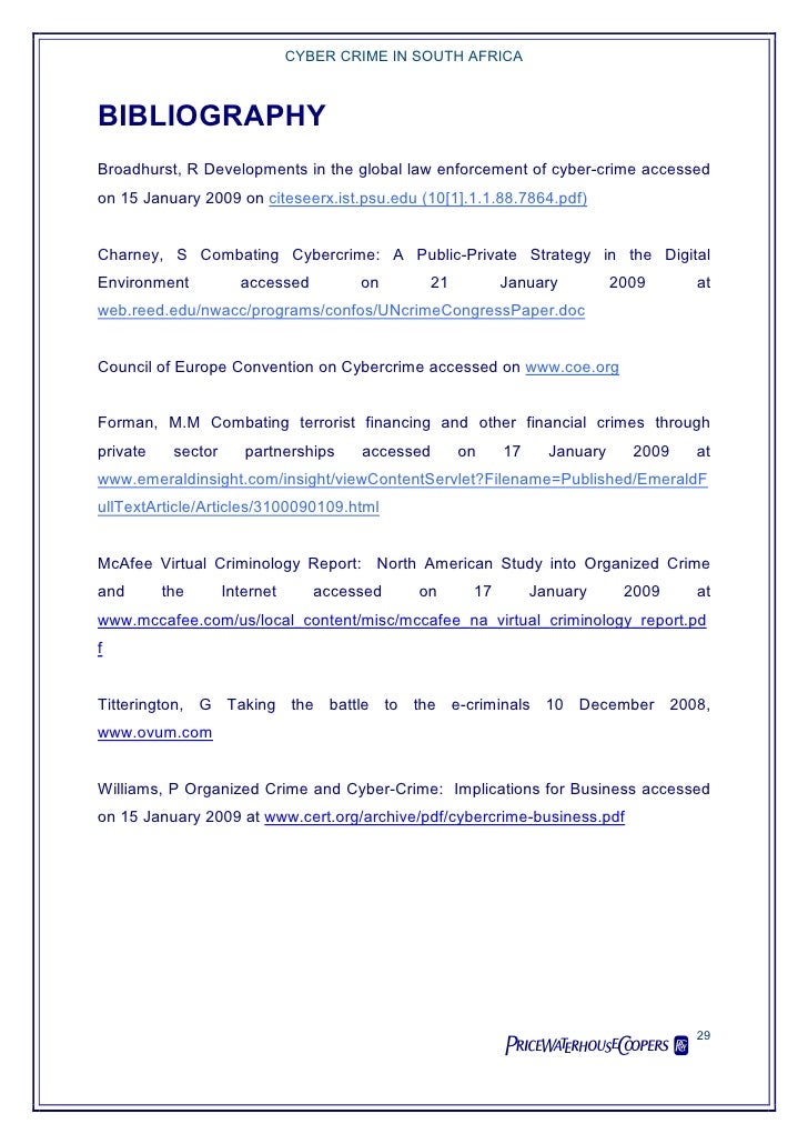 Cybercrime In South Africa and the benefits of public