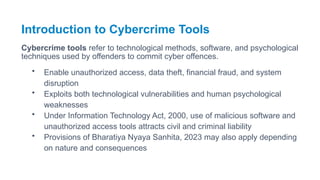 Cybercrime Tools.pdf Comprehensive Overview of Cybercrime Tools: Malware, Social Engineering ...