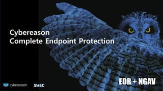 Complete Endpoint Protection
Cybereason
Complete Endpoint Protection
EDR + NGAV
 