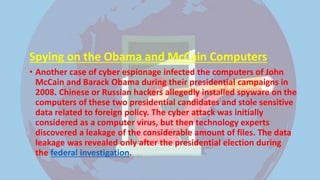 Cyber espionage