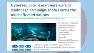 Cyber espionage