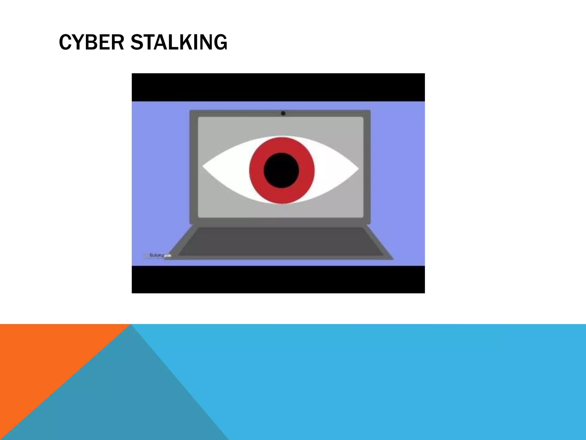 CYBER STALKING
 