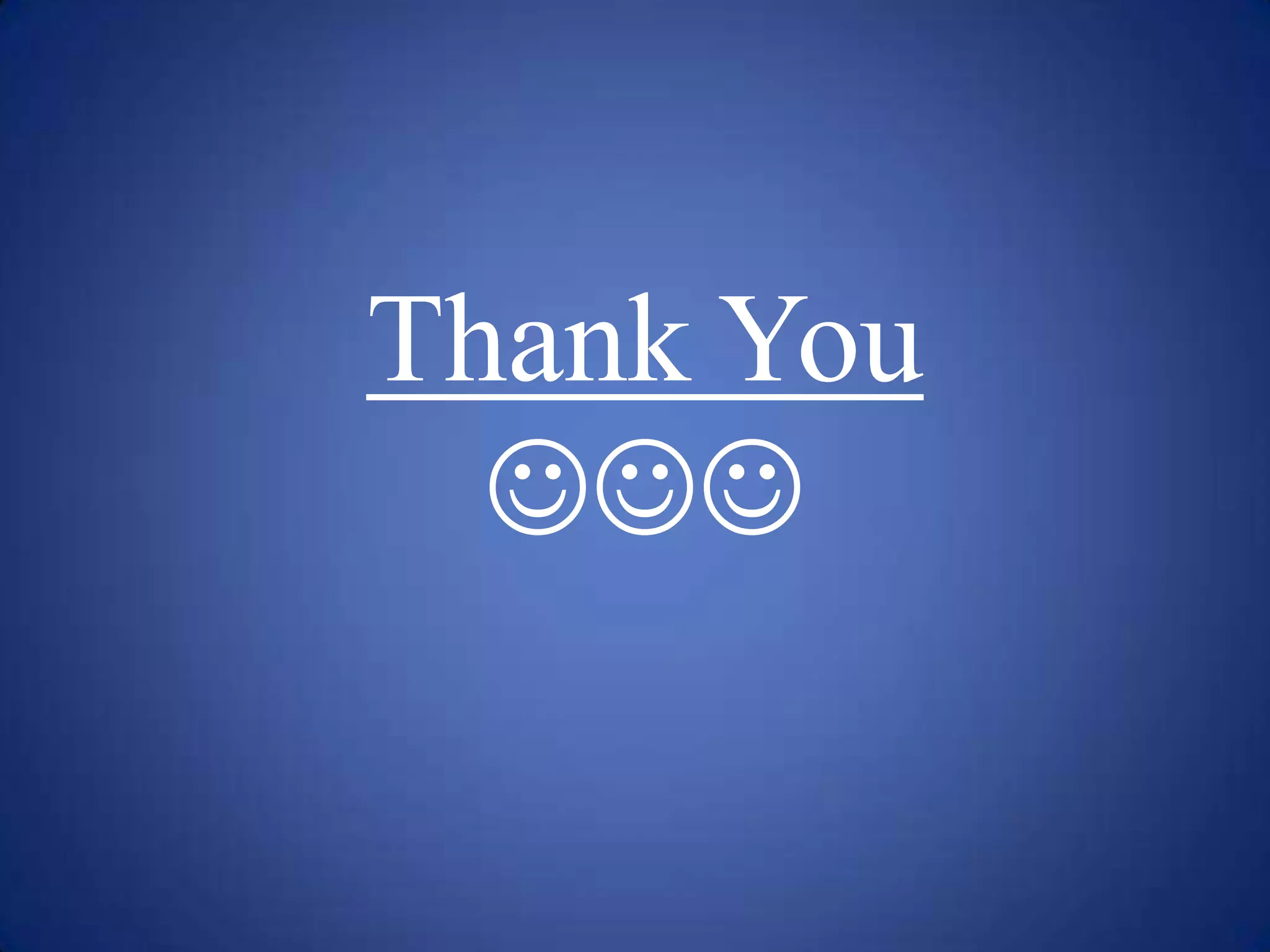 Thank You
  
 