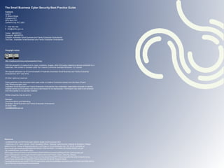 The Small Business Cyber Security Best Practice Guide | PDF