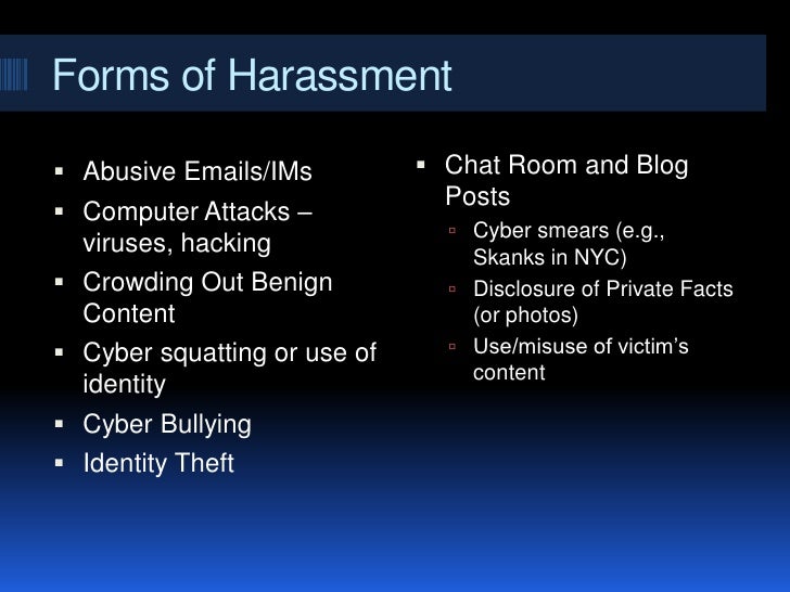 Cyber Harassment