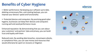 Why Computer Hygiene Matters Cyber hygiene Training slide. It focuses on what you need to know to be ...