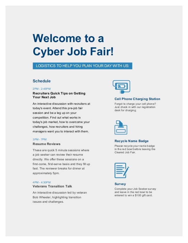 job fair tips for job seekers