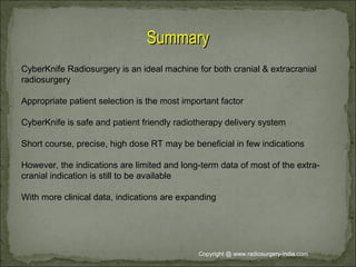 CyberKnife: Radiosurgery System Introduction