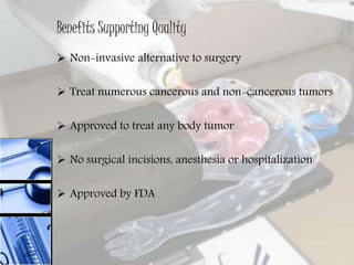 Cyber knife robotic radiosurgery system | PPTX