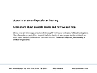 A prostate cancer diagnosis can be scary.
Learn more about prostate cancer and how we can help.
Please note: We encourage ...