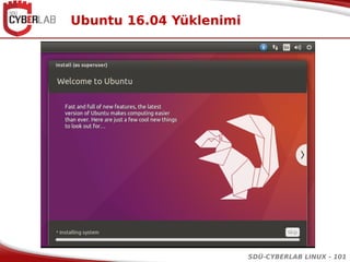 Linux 101 - GNU/Linux Nedir ? Nasıl Kurulur? | PDF