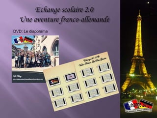 Elèves: Avant la mobilité
                          Préparation


mois                 Allemagne                        France

11/11                                           « Mein Paris »

                  prise de contact avec le correspondant
                         (lettres, email, Facebook)

12/11   premières recherches pour leur          aider les
        reportage                               correspondants

01/12   rédiger le reportage en allemand
        remettre le reportage au professeur
02/12   révision du reportage
        prendre des notes pour l’interview      aider les
        réfléchir sur la mise en scène          correspondants
 