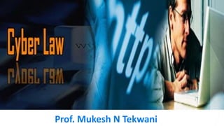 Prof. Mukesh N Tekwani
 