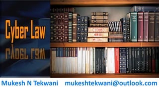 Mukesh N Tekwani mukeshtekwani@outlook.com
 