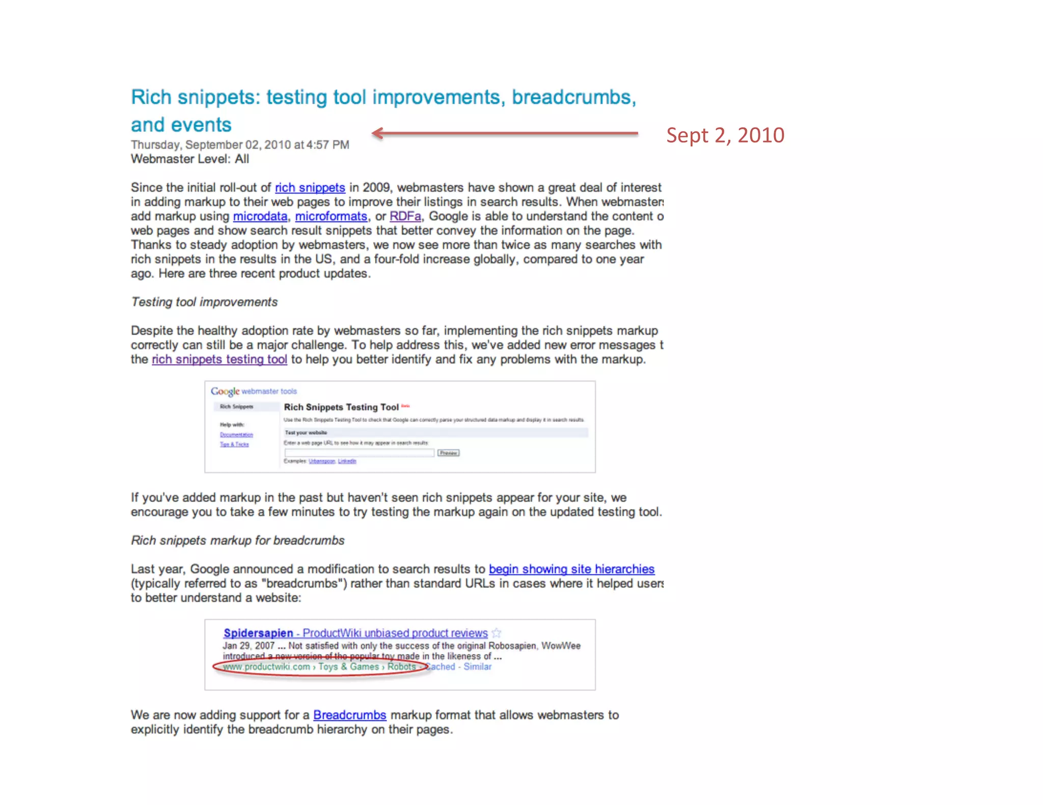 Sept	
  2,	
  2010	
  
 