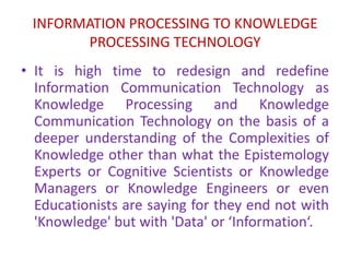 Cybernetics of knowledge | PPTX