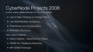 2008-9 Cyber Node Report