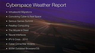 2008-9 Cyber Node Report
