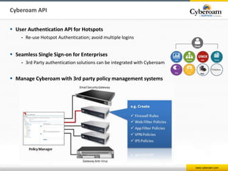 Cyberoam Firewall Presentation | PPTX