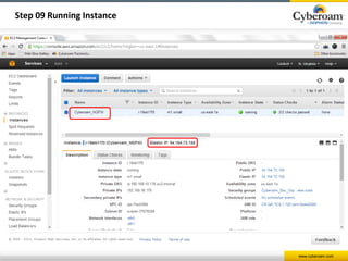 www.cyberoam.com 
Step 09 Running Instance 
 