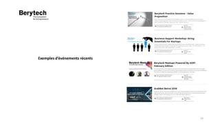 Exemples d’événements récents
53
 