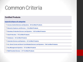 Common Criteria
 