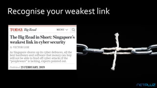 Recognise your weakest link
 