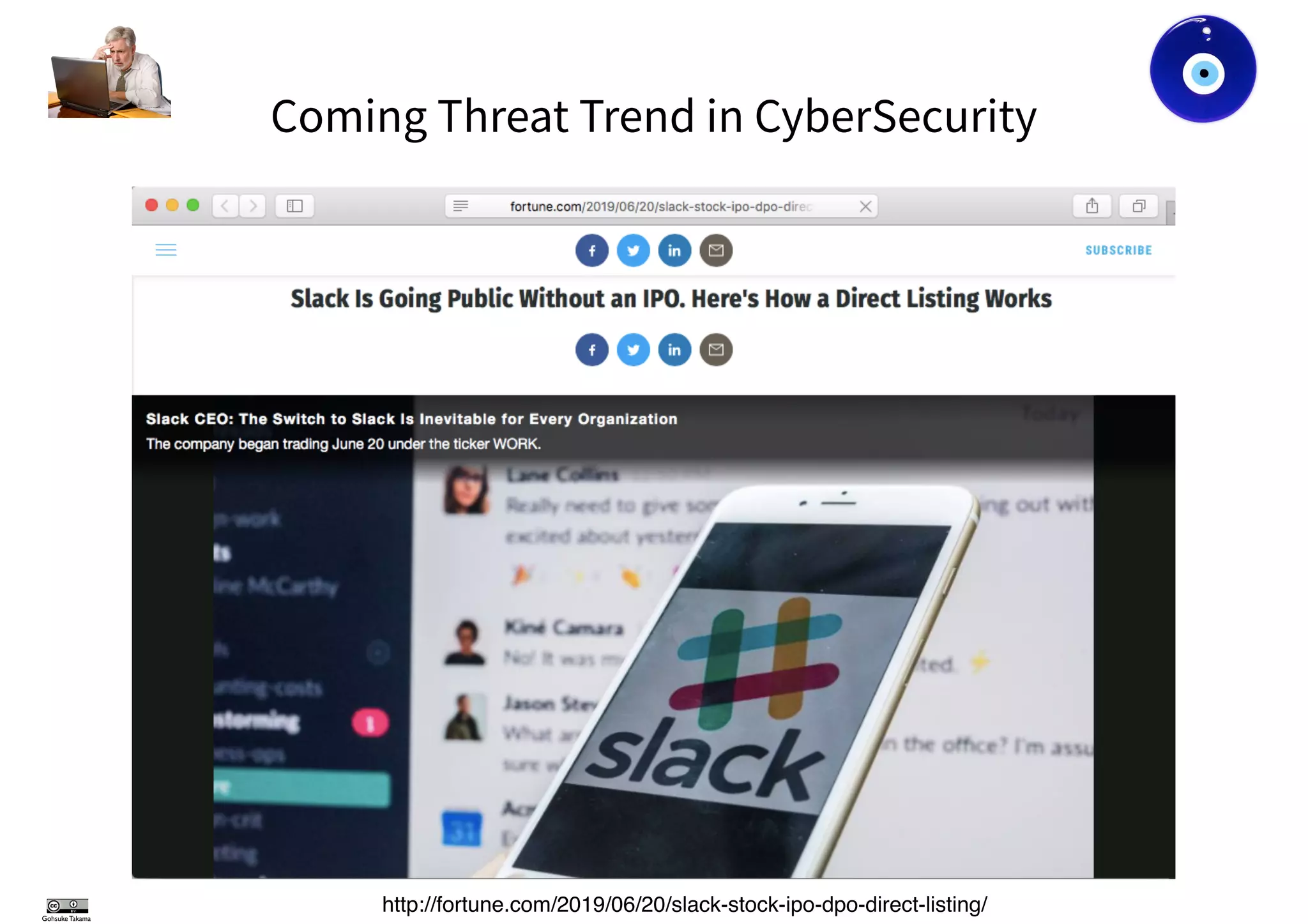 Gohsuke Takama
http://fortune.com/2019/06/20/slack-stock-ipo-dpo-direct-listing/
 