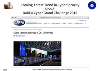 Gohsuke Takama
https://www.darpa.mil/program/cyber-grand-challenge
 