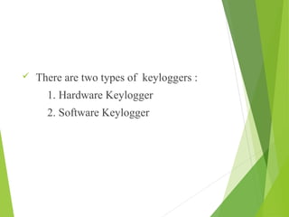 Keyloggers and Spywares | PPT