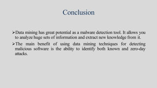 Data mining in Cyber security | PPTX