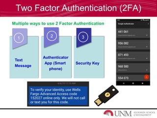 improving security using two-factor authentication... CyberSecurity.ppt