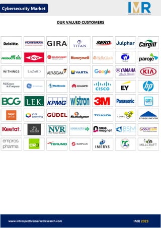 Cybersecurity Market
www.introspectivemarketresearch.com IMR 2023
OUR VALUED CUSTOMERS
 