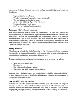 “In 2024 Guide to Cyber Security: Protect Your Data Today” | PDF