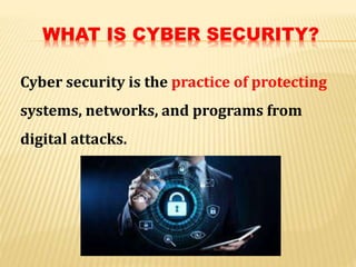 CYBER SECURITY FOR SCHOOL AND JUNIOR COLLEGE STUDENTS | PPTX
