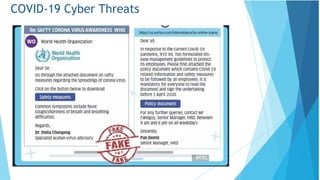 COVID-19 Cyber Threats
 