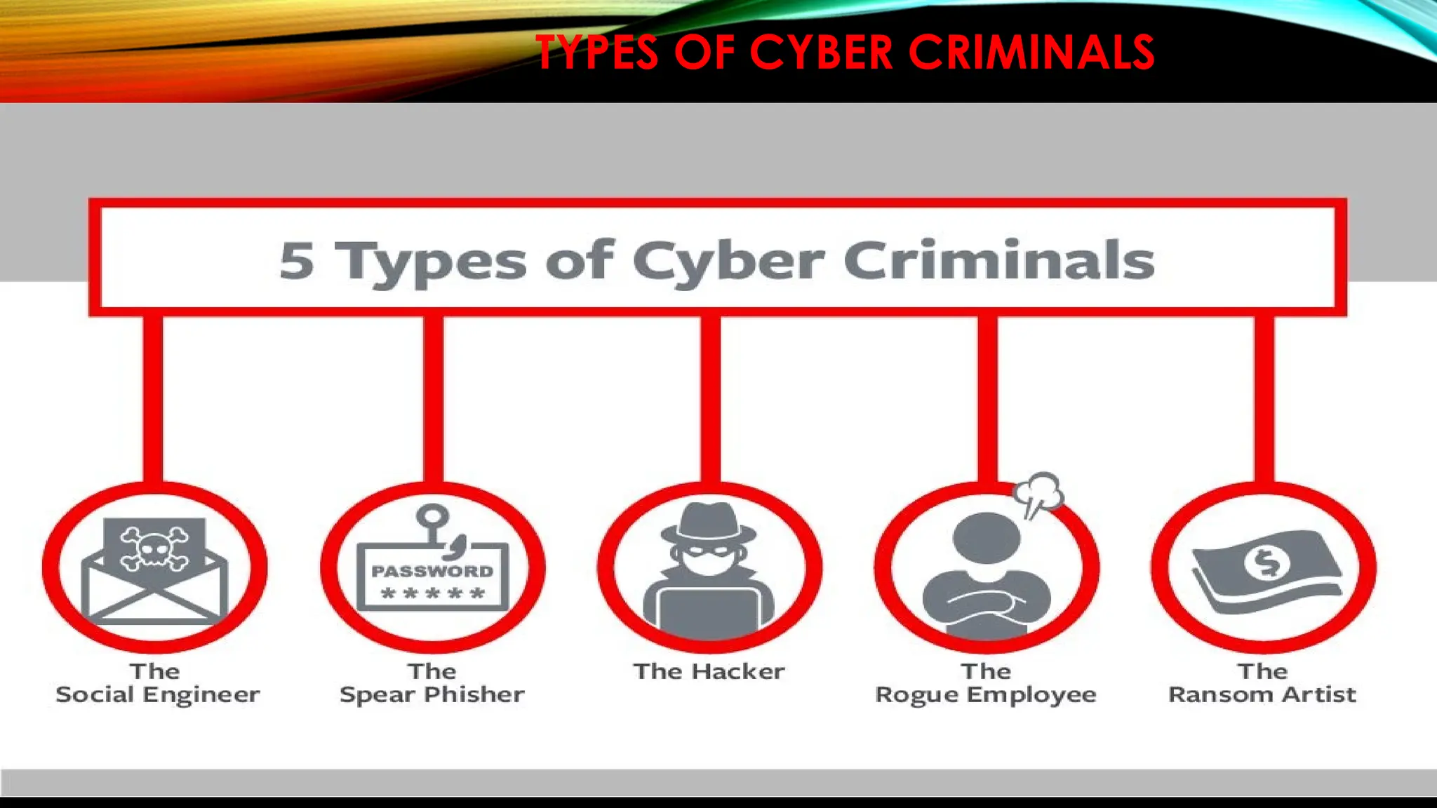 TYPES OF CYBER CRIMINALS
 