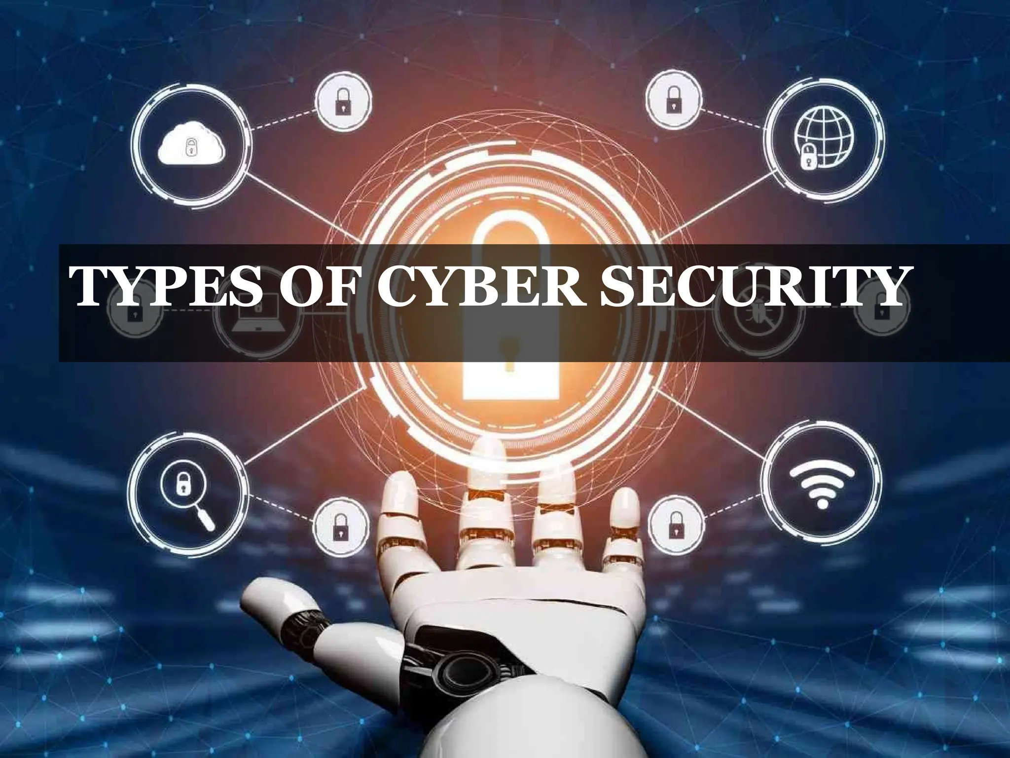 TYPES OF CYBER SECURITY
 